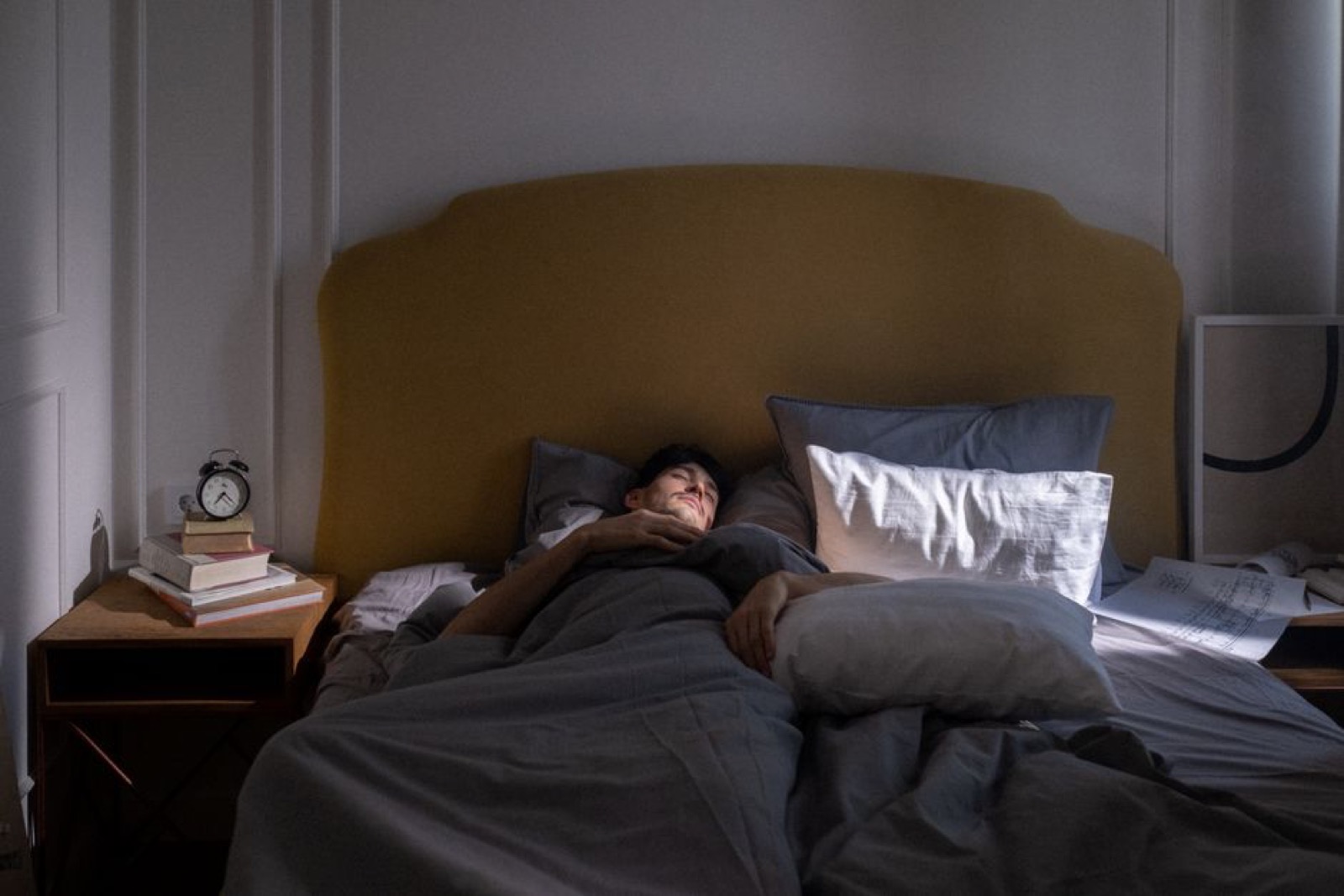 Calm bedroom with natural morning light